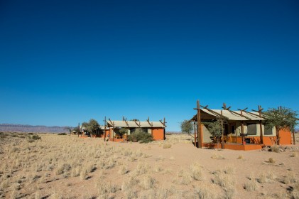 pouštní lodge Namibie